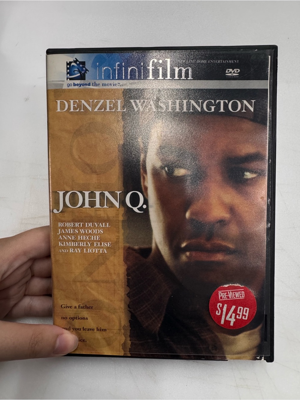 John Q. (DVD-2002) Denzel Washington Tested Working